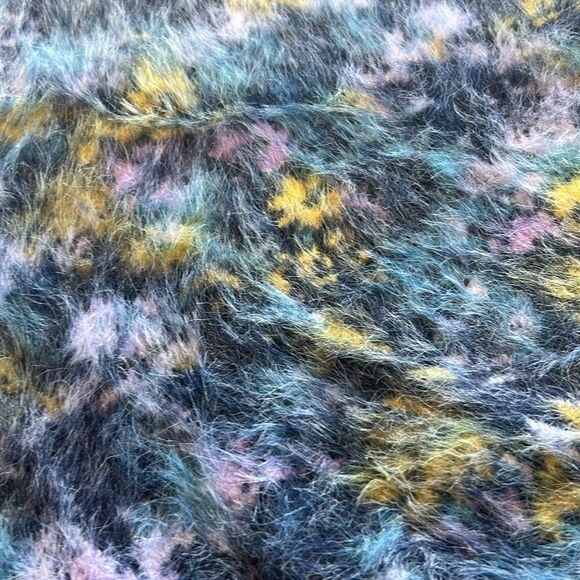 Anthropologie Blue and Yellow Crew Neck Sweater - Picture 11 of 13